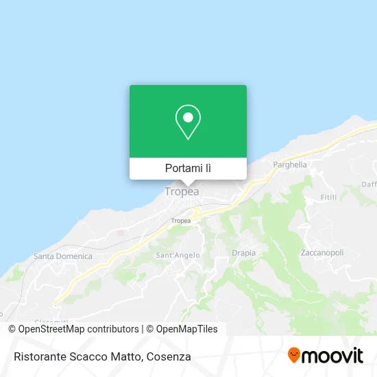 Mappa Ristorante Scacco Matto
