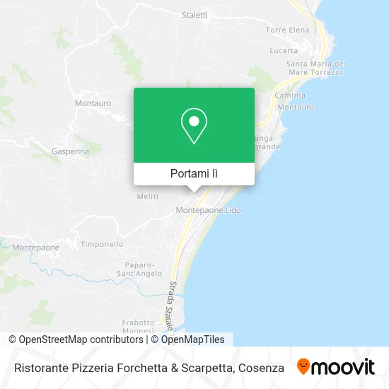 Mappa Ristorante Pizzeria Forchetta & Scarpetta