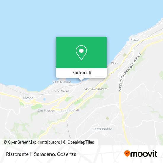 Mappa Ristorante Il Saraceno