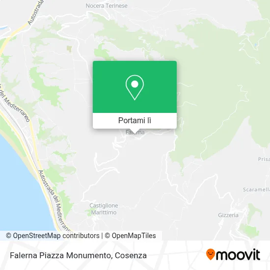 Mappa Falerna Piazza Monumento
