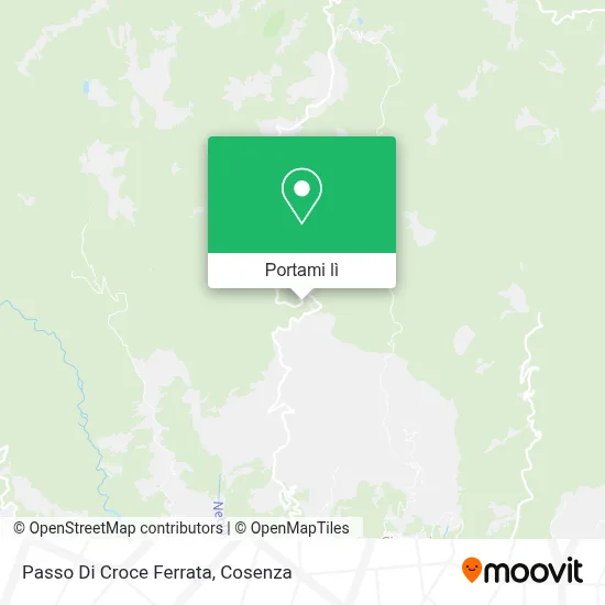 Mappa Passo Di Croce Ferrata