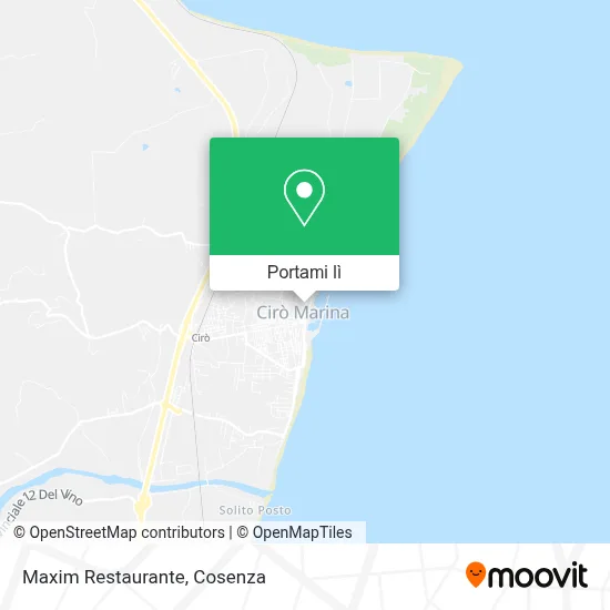 Mappa Maxim Restaurante