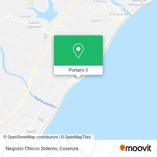 Mappa Negozio Chicco Siderno