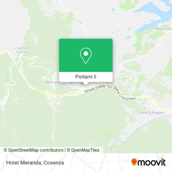 Mappa Hotel Meranda