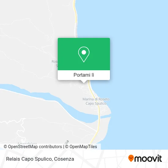 Mappa Relais Capo Spulico