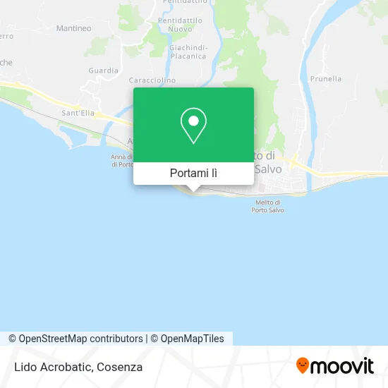 Mappa Lido Acrobatic