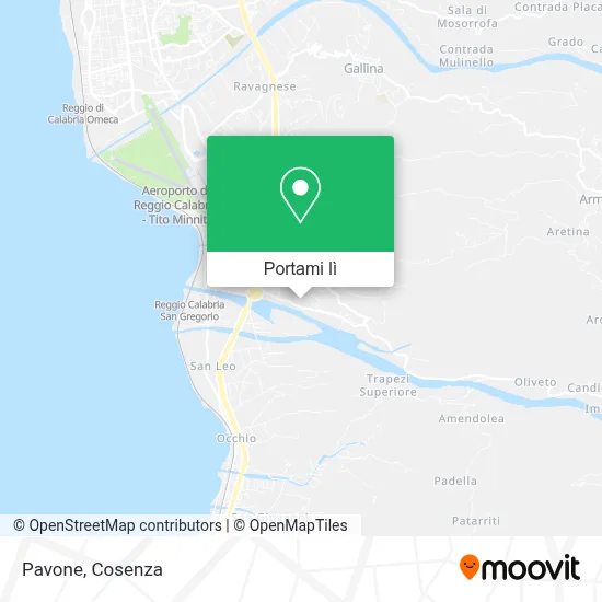 Mappa Pavone