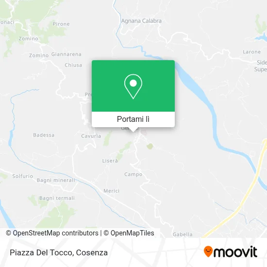 Mappa Piazza Del Tocco