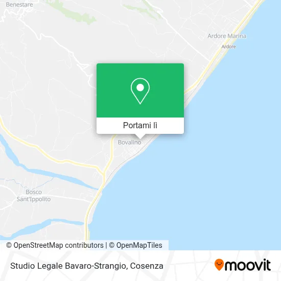 Mappa Studio Legale Bavaro-Strangio