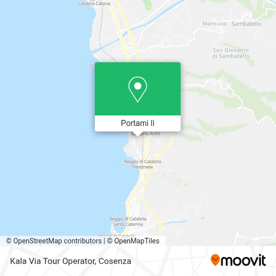 Mappa Kala Via Tour Operator