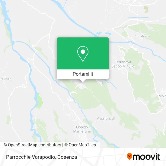 Mappa Parrocchie Varapodio