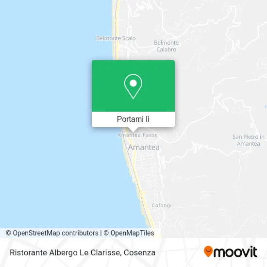 Mappa Ristorante Albergo Le Clarisse