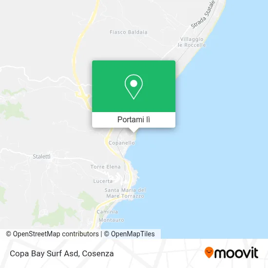 Mappa Copa Bay Surf Asd