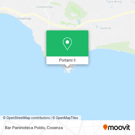 Mappa Bar Paninoteca Poldo