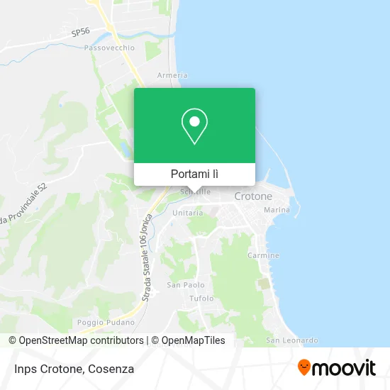 Mappa Inps Crotone