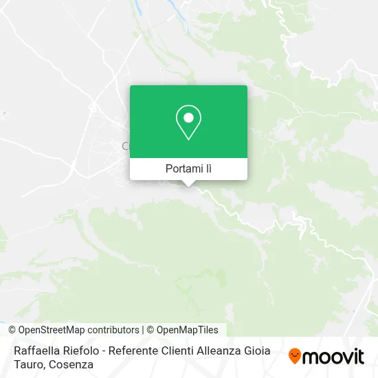 Mappa Raffaella Riefolo - Referente Clienti Alleanza Gioia Tauro