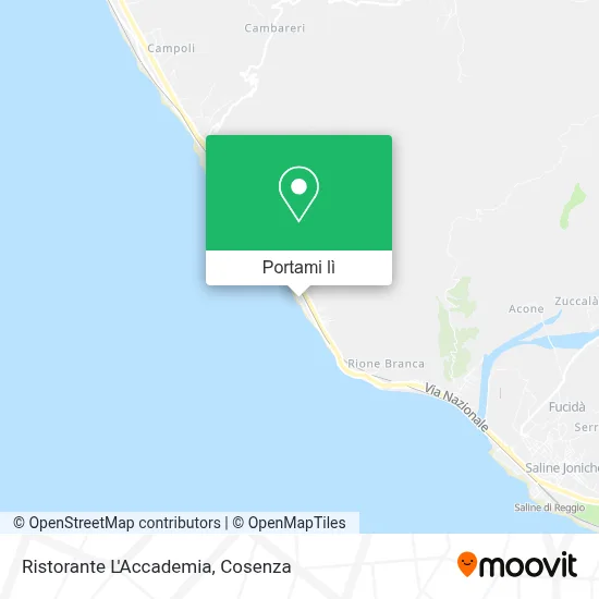 Mappa Ristorante L'Accademia