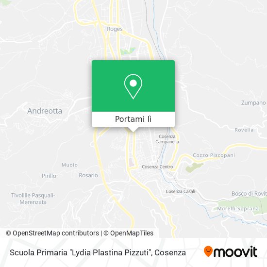 Mappa Scuola Primaria "Lydia Plastina Pizzuti"