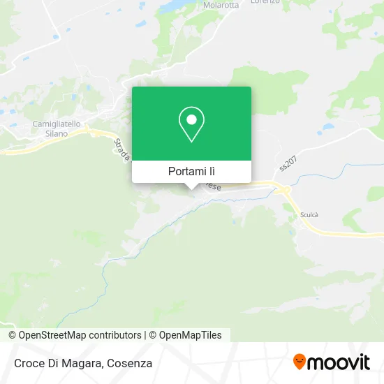 Mappa Croce Di Magara