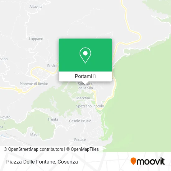 Mappa Piazza Delle Fontane