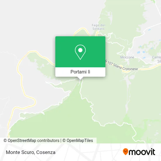 Mappa Monte Scuro