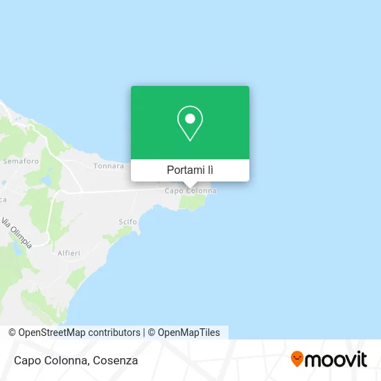 Mappa Capo Colonna
