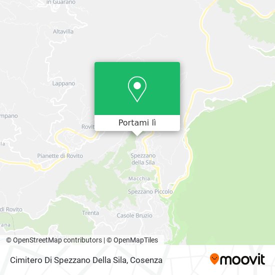 Mappa Cimitero Di Spezzano Della Sila