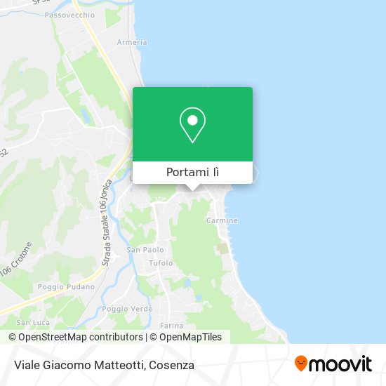 Mappa Viale Giacomo Matteotti