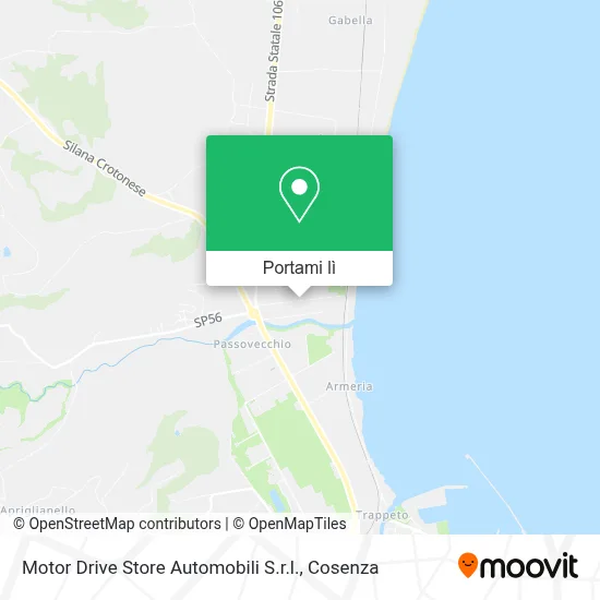 Mappa Motor Drive Store Automobili S.r.l.