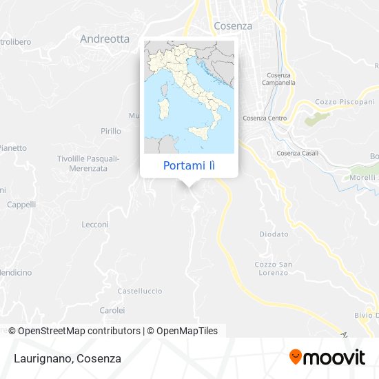 Mappa Laurignano