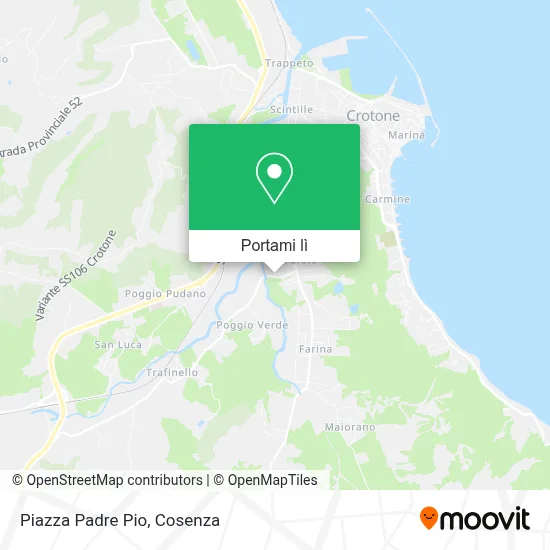Mappa Piazza Padre Pio