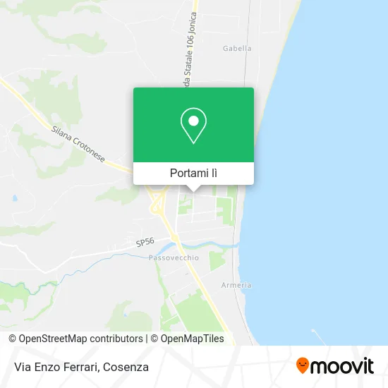 Mappa Via Enzo Ferrari