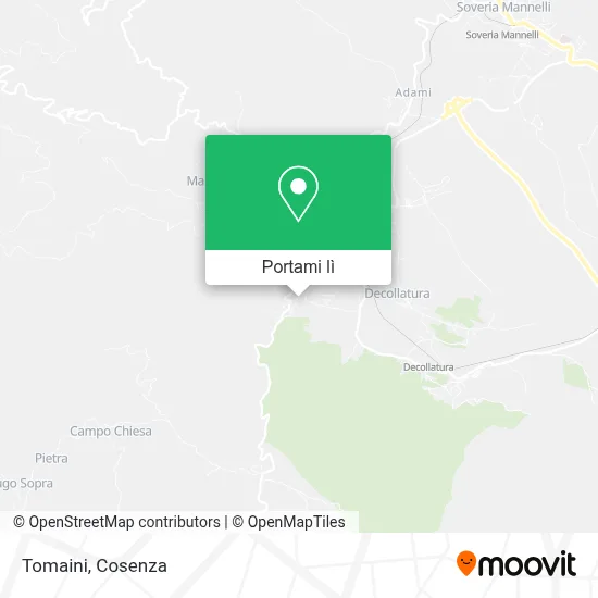 Mappa Tomaini