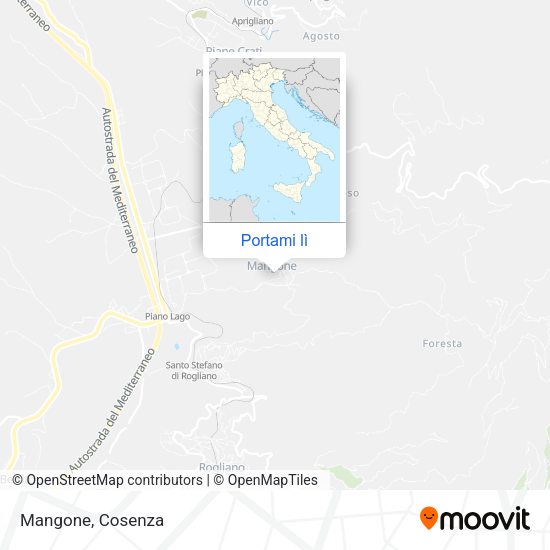 Mappa Mangone