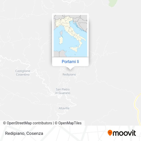 Mappa Redipiano