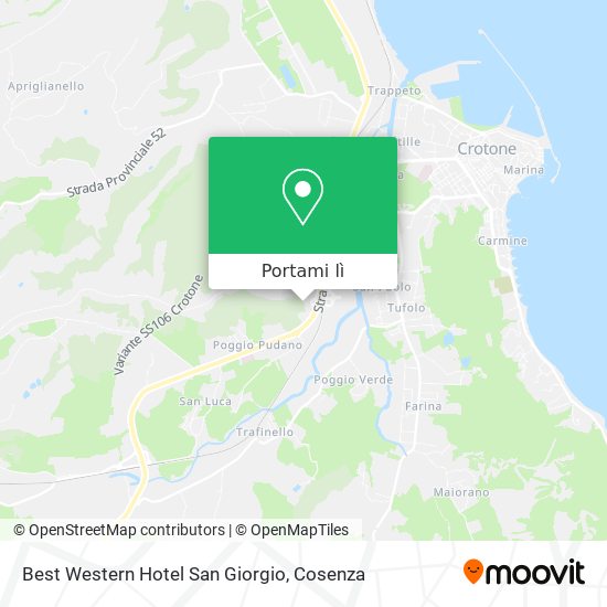 Mappa Best Western Hotel San Giorgio