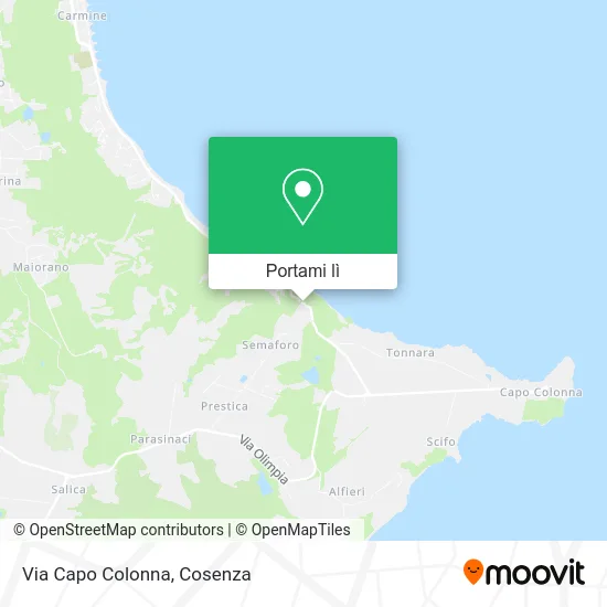 Mappa Via Capo Colonna