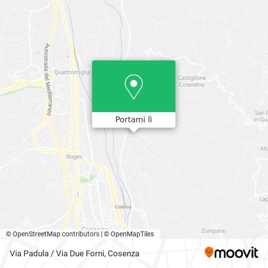 Mappa Via Padula / Via Due Forni