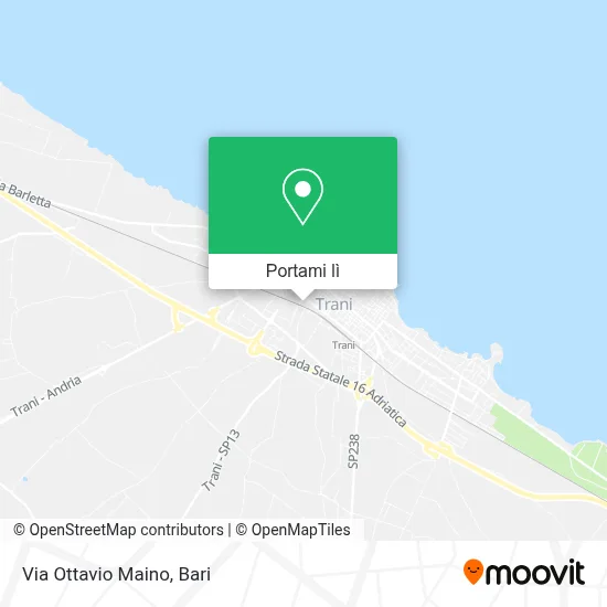 Mappa Via Ottavio Maino