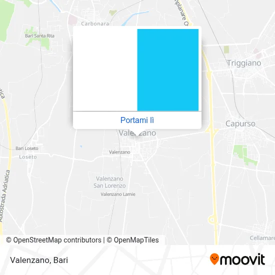 Mappa Valenzano
