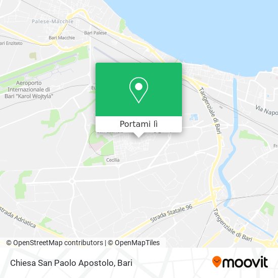 Mappa Chiesa San Paolo Apostolo