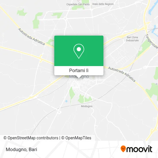 Mappa Modugno