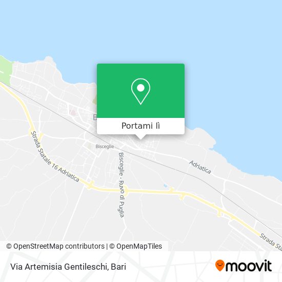 Mappa Via Artemisia Gentileschi