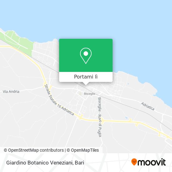 Mappa Giardino Botanico Veneziani