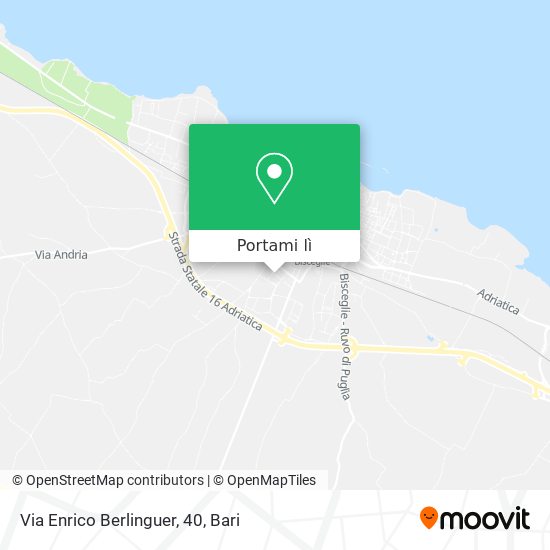 Mappa Via Enrico Berlinguer, 40