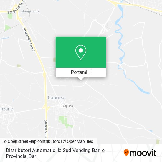 Mappa Distributori Automatici la Sud Vending Bari e Provincia