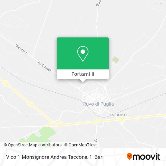 Mappa Vico 1 Monsignore Andrea Taccone, 1