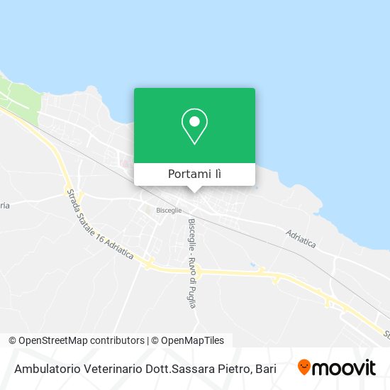 Mappa Ambulatorio Veterinario Dott.Sassara Pietro