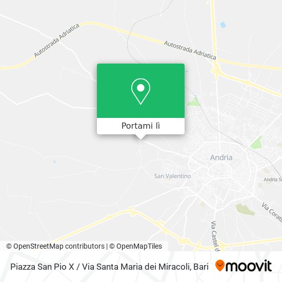 Mappa Piazza San Pio X / Via Santa Maria dei Miracoli