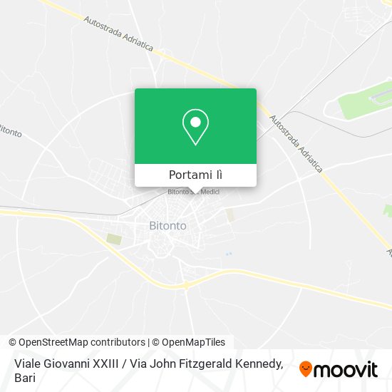 Mappa Viale Giovanni XXIII / Via John Fitzgerald Kennedy